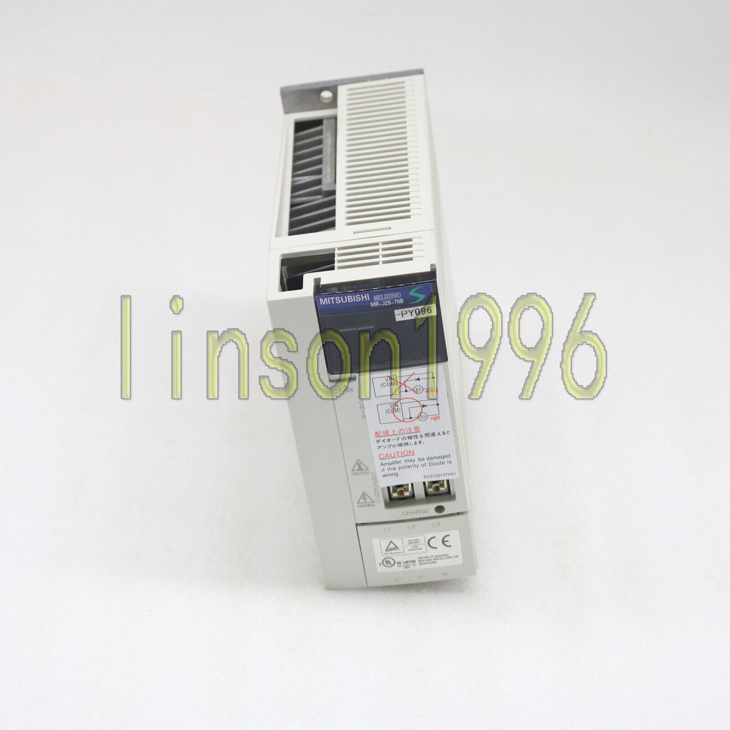 Mitsubishi servo drive MR-J2S-70B-PY096 – Used in Good Condition - MITSUBISHI