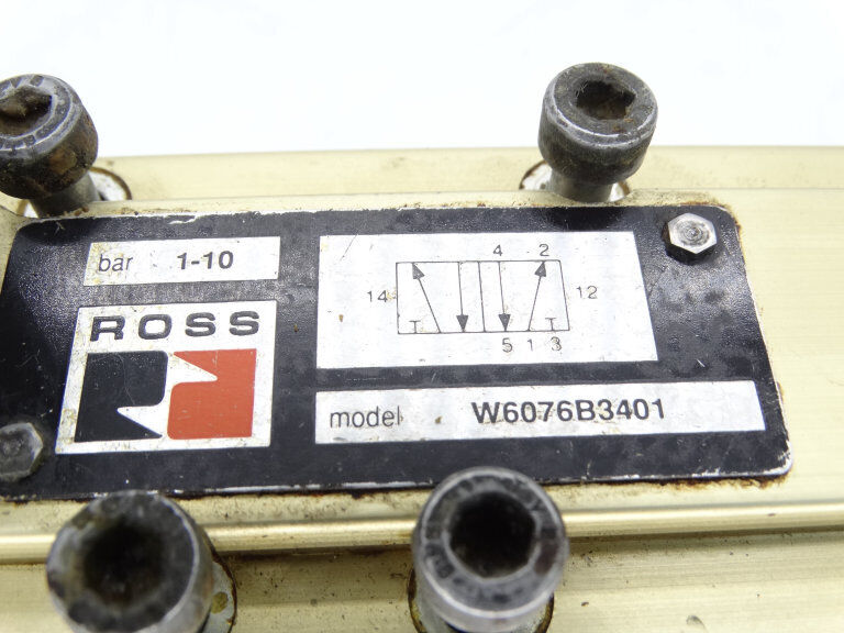 Ross Controls W6076B3401 VALVE | Industrial Valve with 1/2" Stem | 120V | 0-600PSI | 0-400°F - ROSS CONTROLS