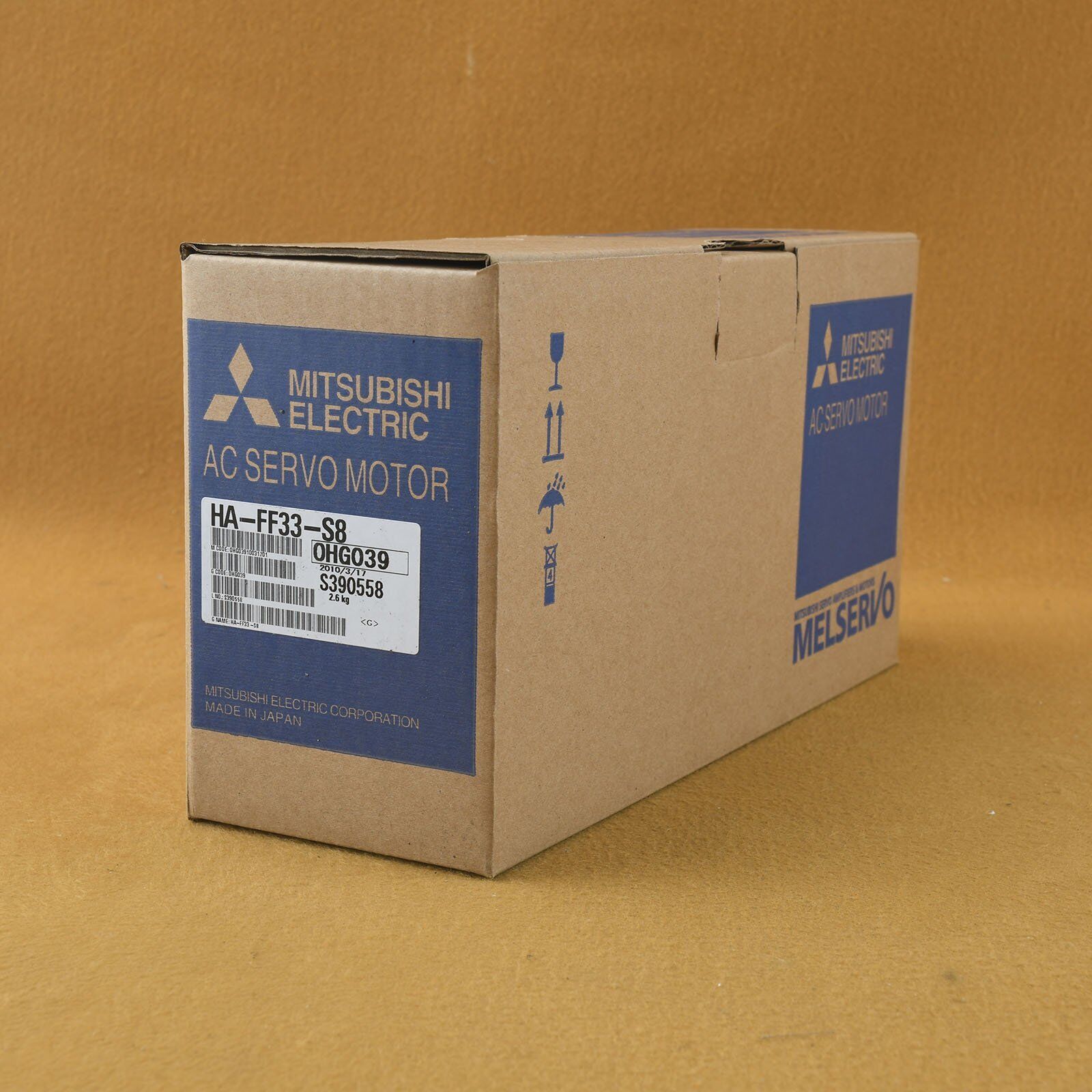 New Mitsubishi HA-FF33-S8 Servo Motor in Box - MITSUBISHI