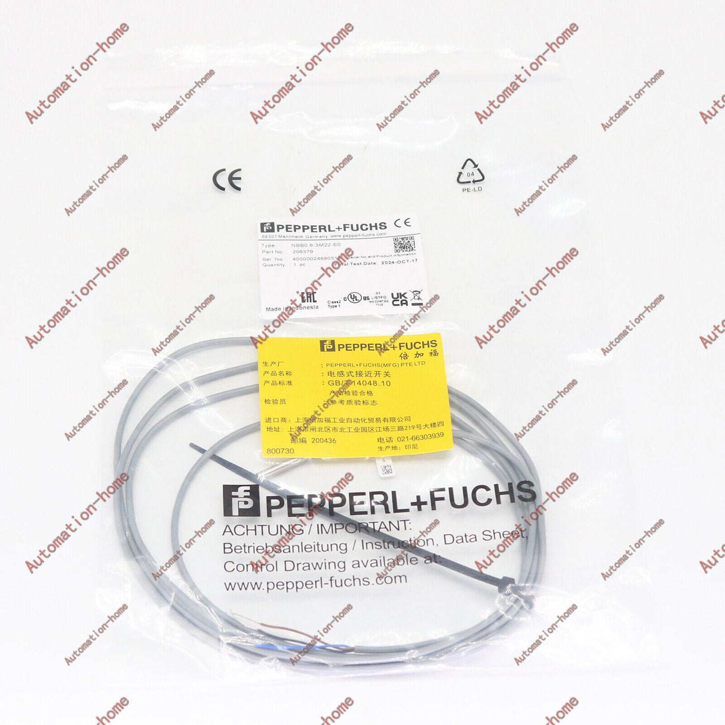 1PCS PEPPERL+FUCHS Proximity Switch NBB0.6-3M22-E0 Inductive Sensor