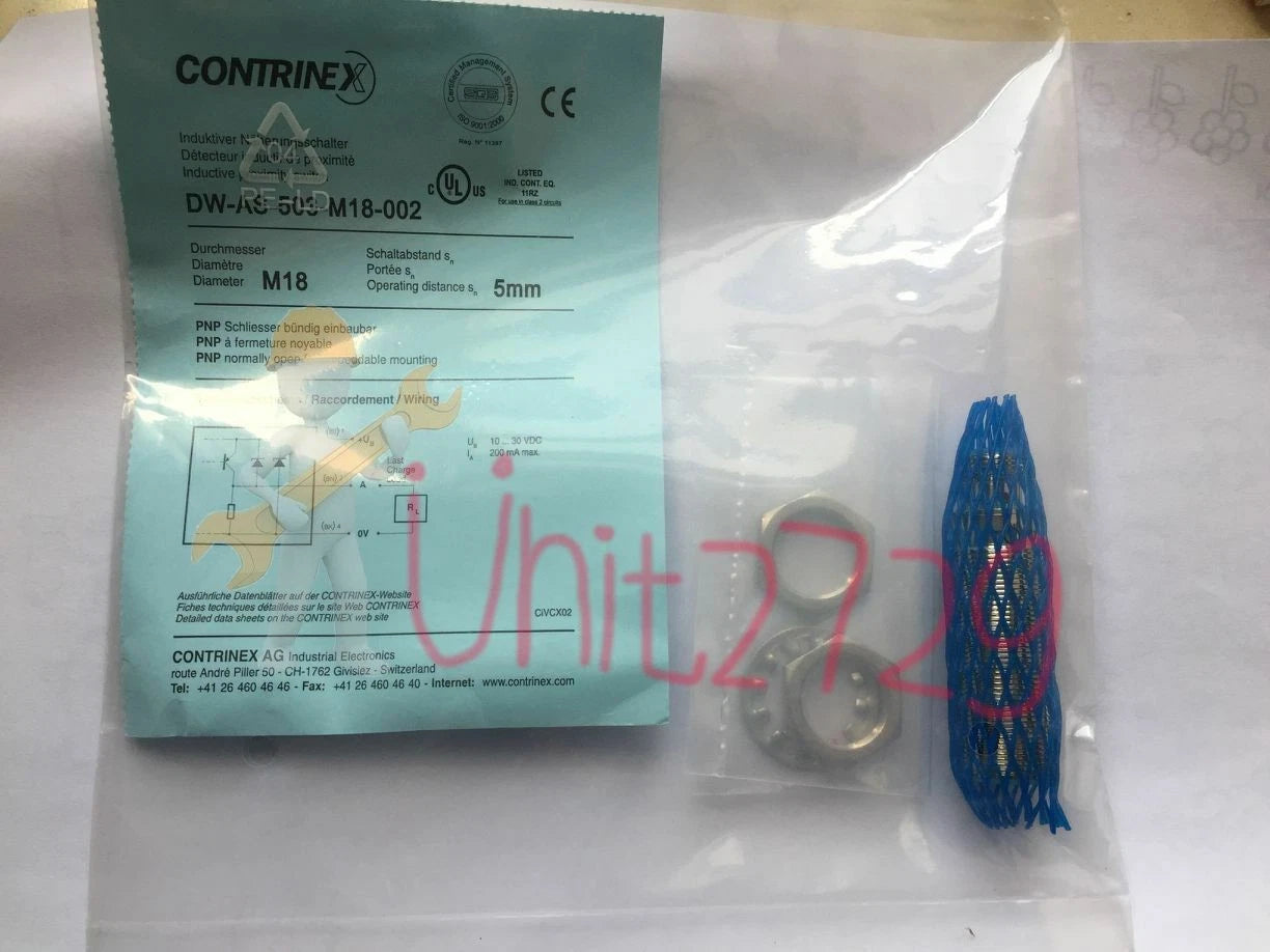 1Pc Contrinex DW-AS-503-M18-002 Sensor proximity switch free shipping
