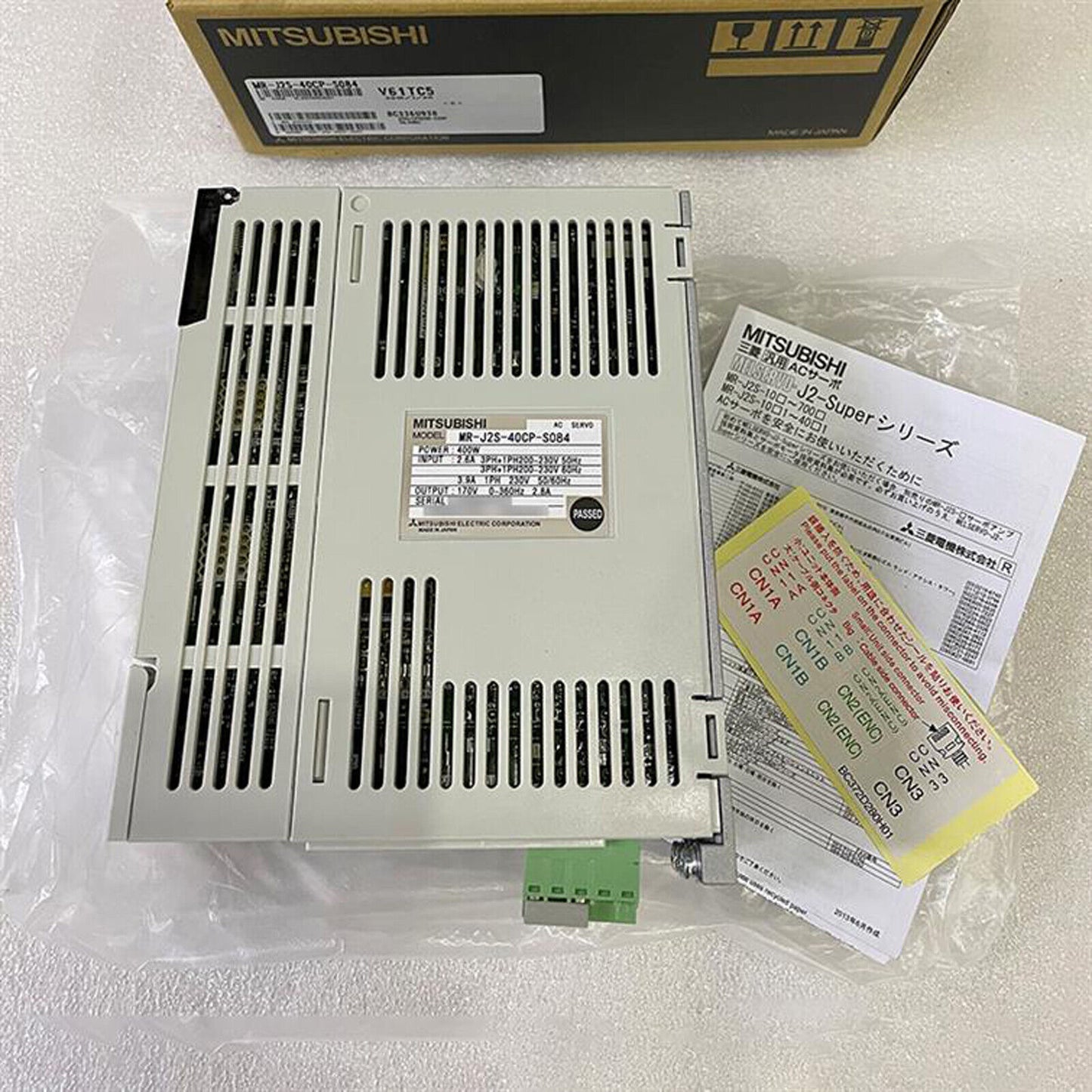 Mitsubishi MR-J2S-40CP-S084 AC Servo Amplifier - MITSUBISHI