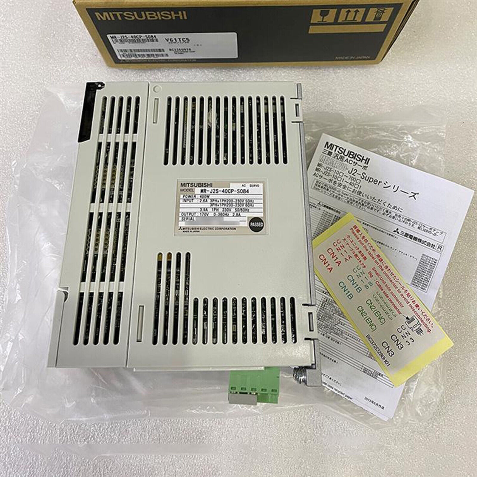Mitsubishi MR-J2S-40CP-S084 AC Servo Amplifier - MITSUBISHI