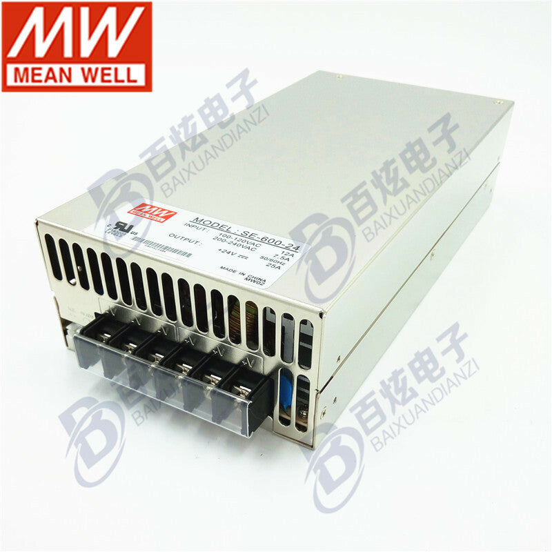 new 1 pcs MEAN WELL SE-600-24 600W 24V 25A power supply