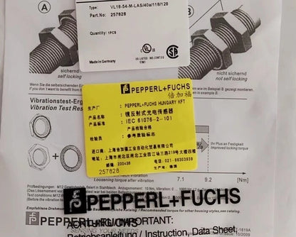 1PCS Pepperl+Fuchs VL18-54-M-LAS/40a/118/128 Photoelectric sensor