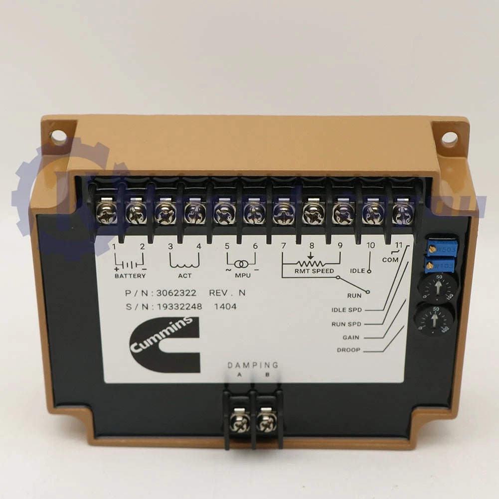 1PCS CUMMINS 3062322 Speed Controller