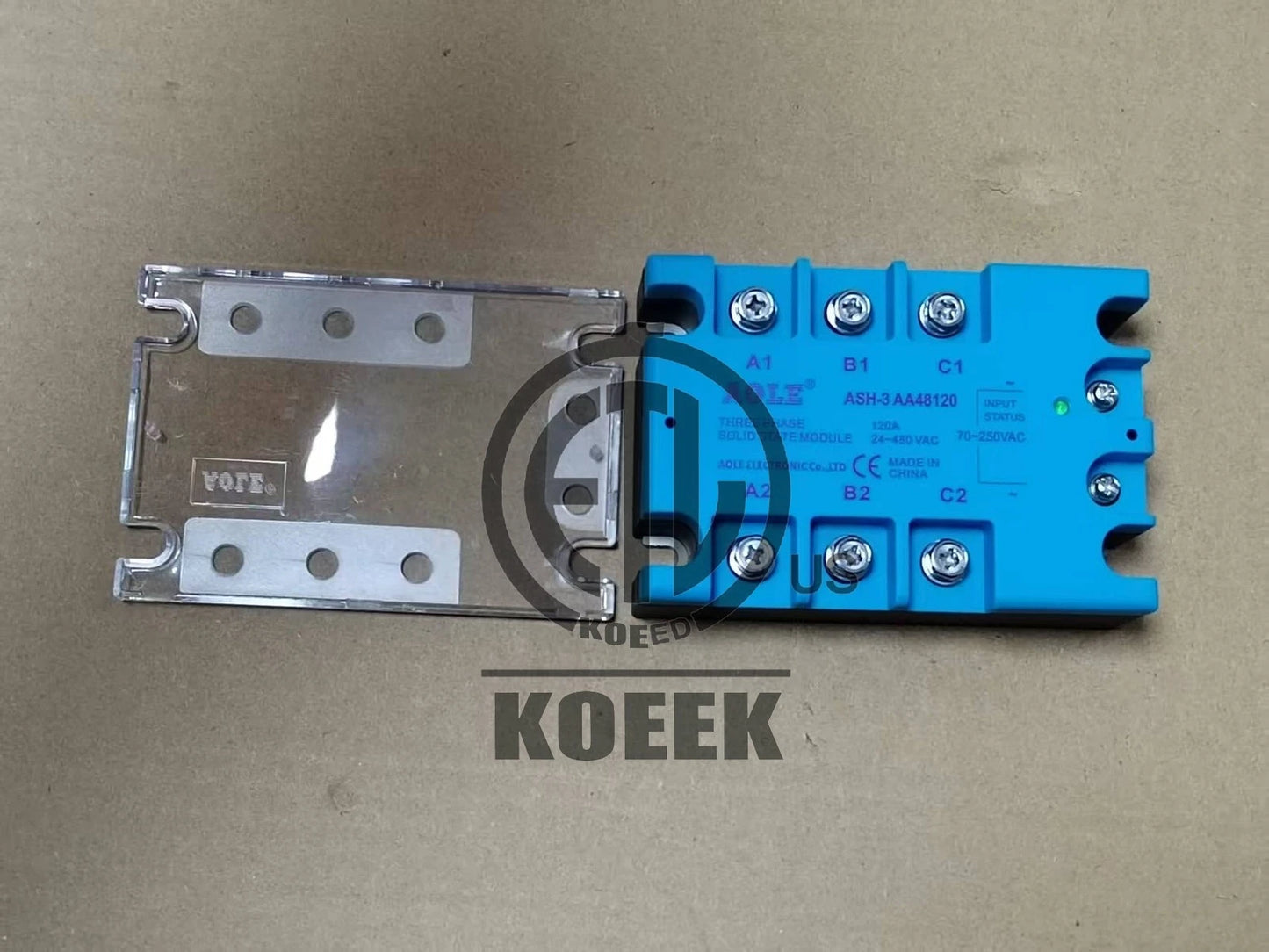 TSR-120AA-H three-phase solid state relay 120A AC control AC ASH-3 AA48120