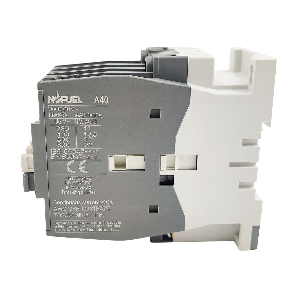 120V A40-30 Contactor AC 40A 3P 1NO - DELTA ELECTRICAL