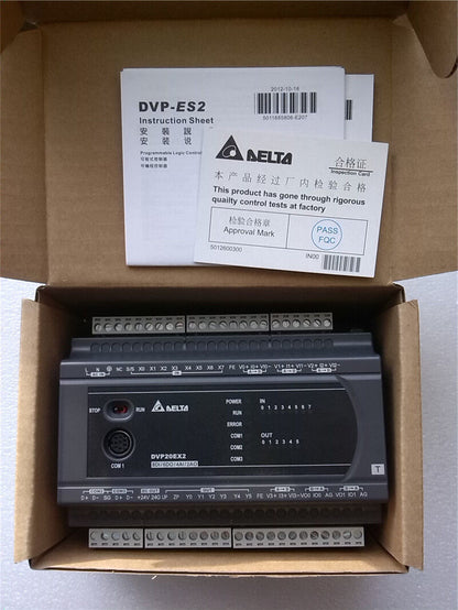 new DVP20EX200T Delta EX2 Series Analog PLC DI8/AI4 DO6 Transistor/AO2 - DELTA