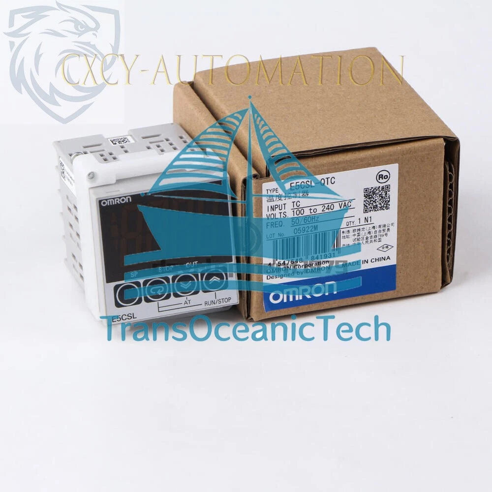 One Omron Temperature Controller E5CSL-QTC 100-240VAC