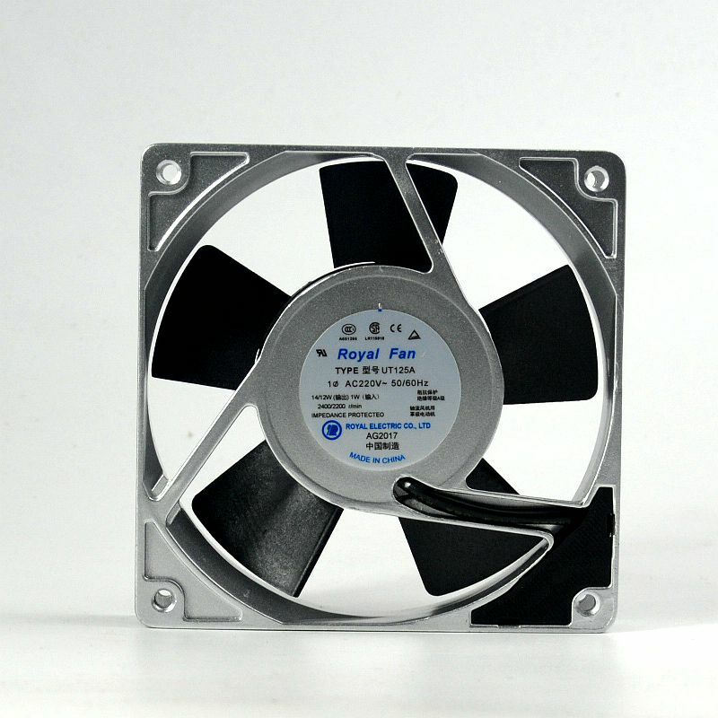 1pcs Royal Fan UT125A AC200V 14/12W 12CM Cooling Fan