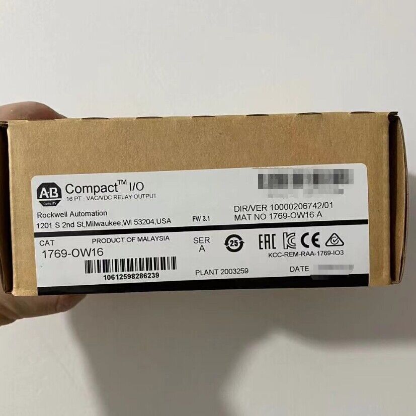 CompactLogix Relay Output Module US AB 1769-OW16 SER New Factory Sealed - COMPACTLOGIX
