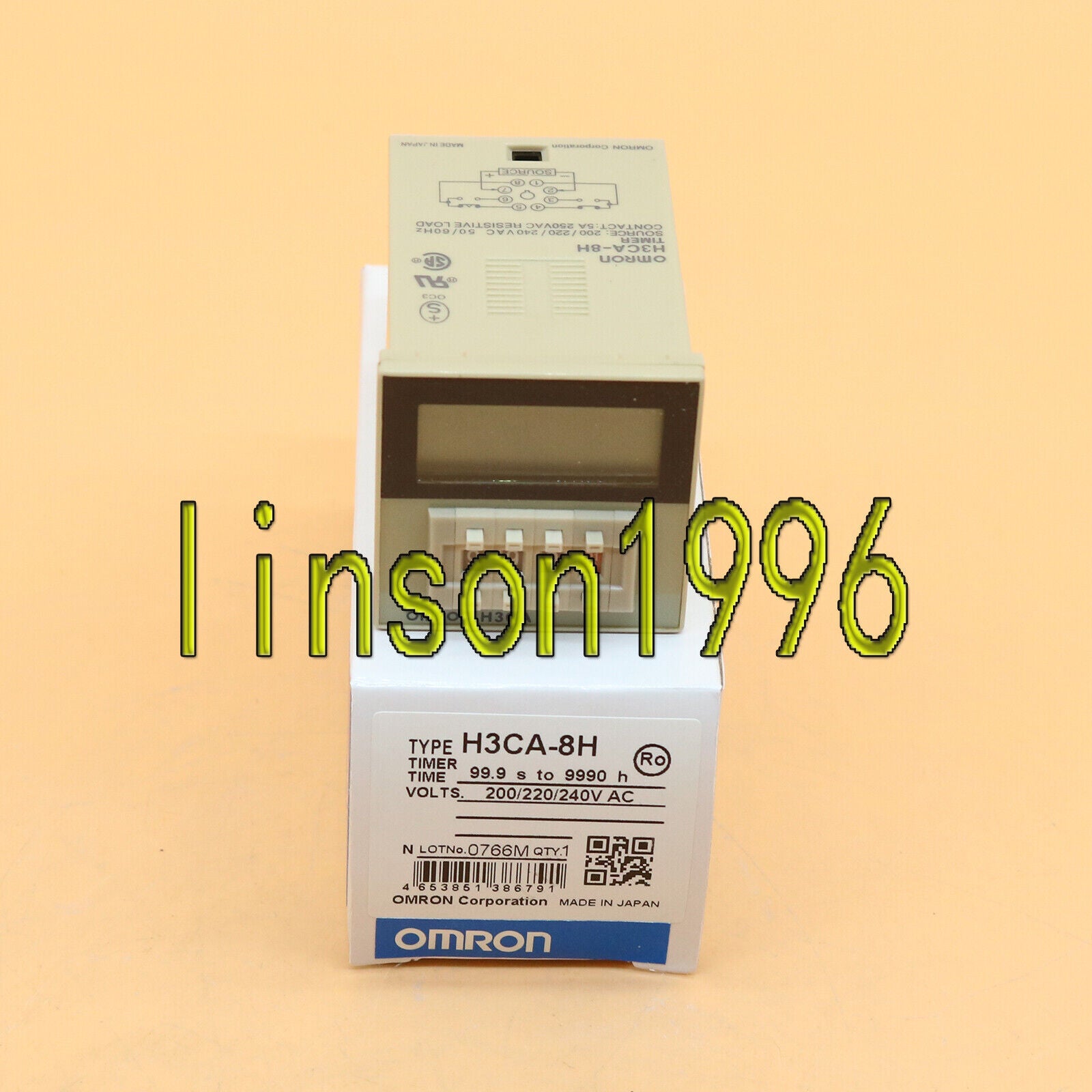 Omron H3CA8H Timer Relay Module 200-240VAC Solid-State Relay - OMRON