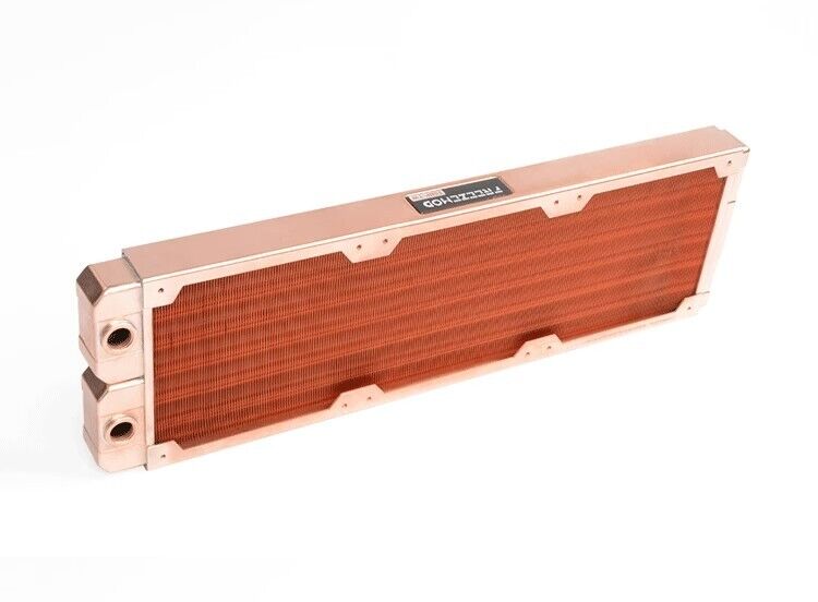 new 360mm Radiator All-red Copper Computer Water Cooling Row 7mm G1/4*2