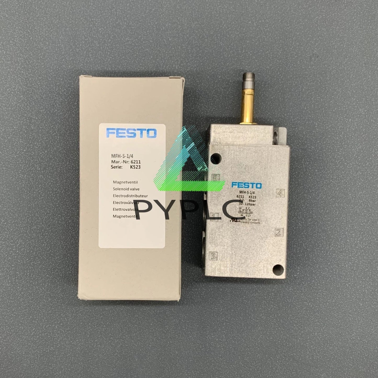 1Pcs Festo Solenoid Valve MFH-5-1/4 MFH51/4 6211 Free delivery