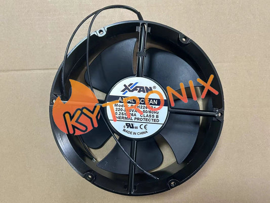 Round XFAN RAH2260B1-C 220-240v 0.25/0.26A high temperature cooling fan