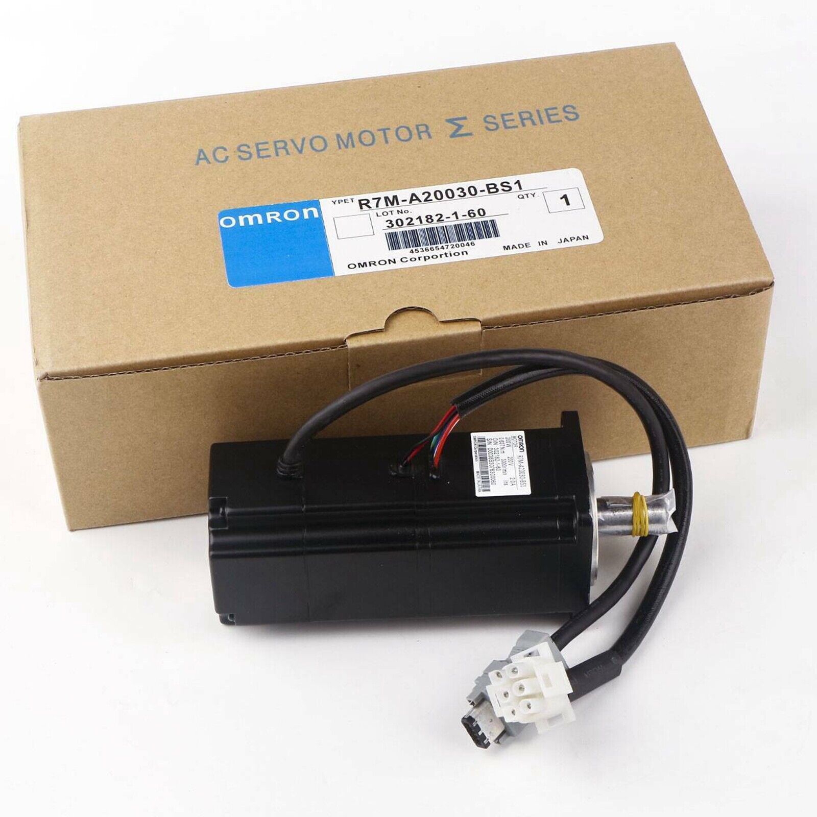 Omron R7M-A20030-BS1 Servo Motor with 24V 50Hz Power Supply - OMRON