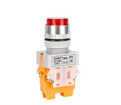 10PCS Chint NP4 Series NP4-11DZS Illuminated Pushbutton Switches Free Ship