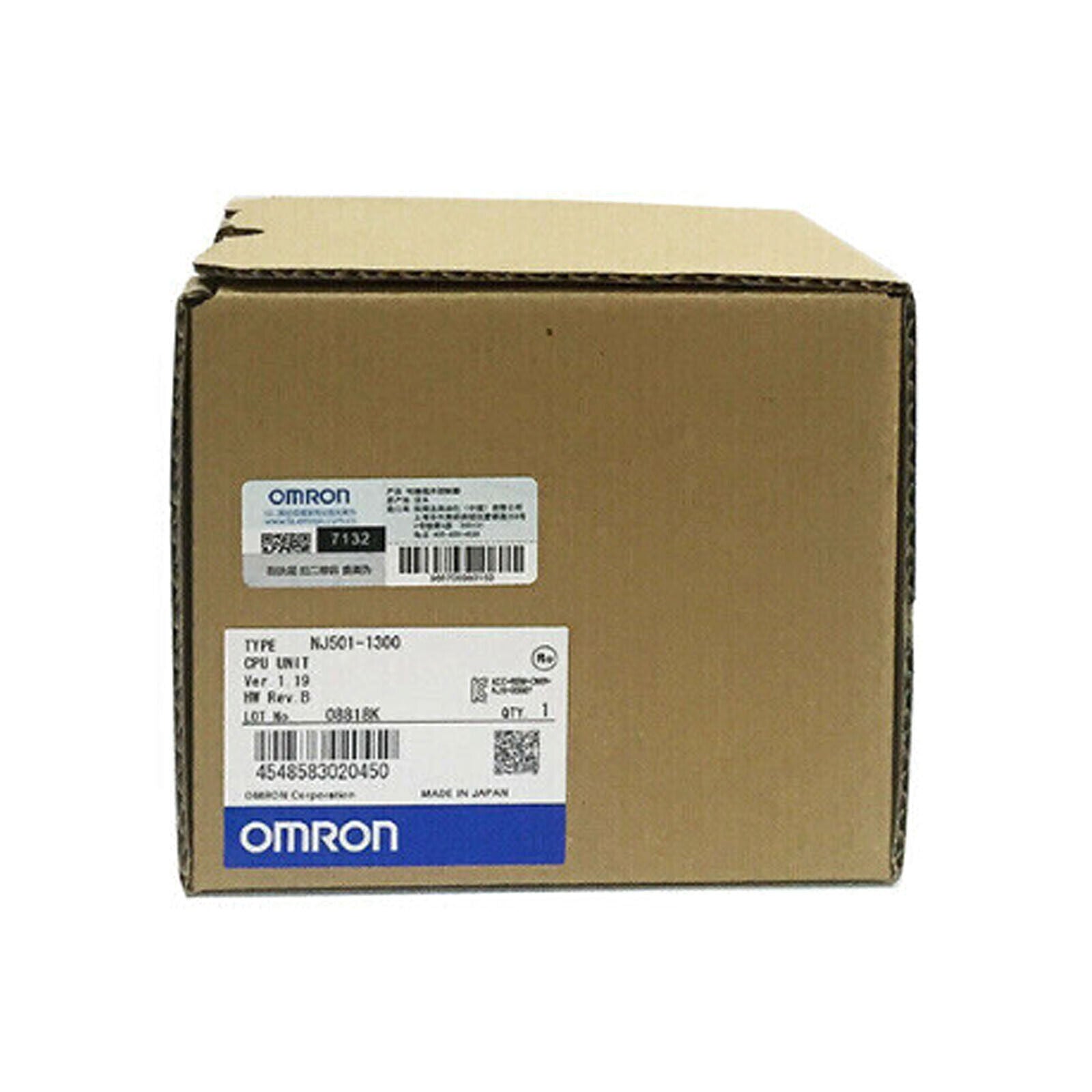 OMRON NJ501-1300 CPU Unit In Box - OMRON