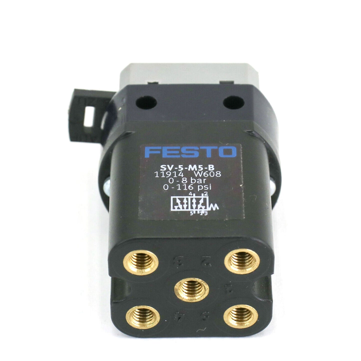 New FESTO SV-5-M5-B 11914 Front Panel Valve - FESTO