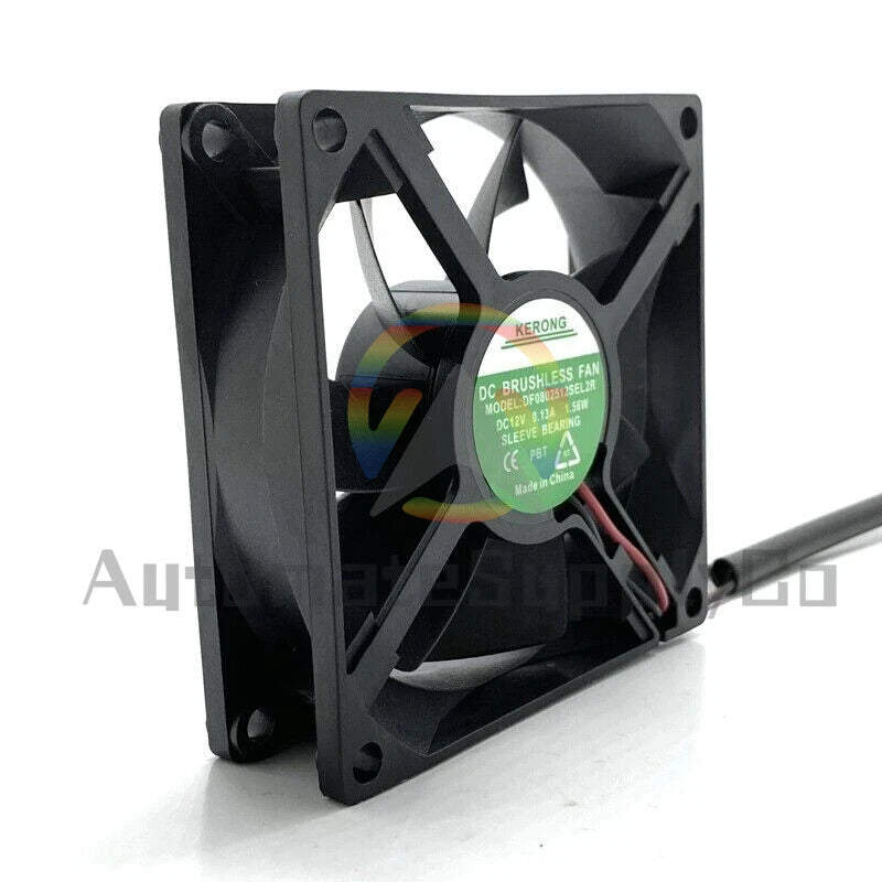 DF0802512SEL2R 8CM 80*80*25mm 8025 0.13A 1.56W 12V 2-wire Inverter cooling fan