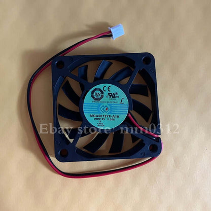 new Protechnic MGA6012YF-A10 12V 0.30A 6CM 6010 2-wire silent cooling fan