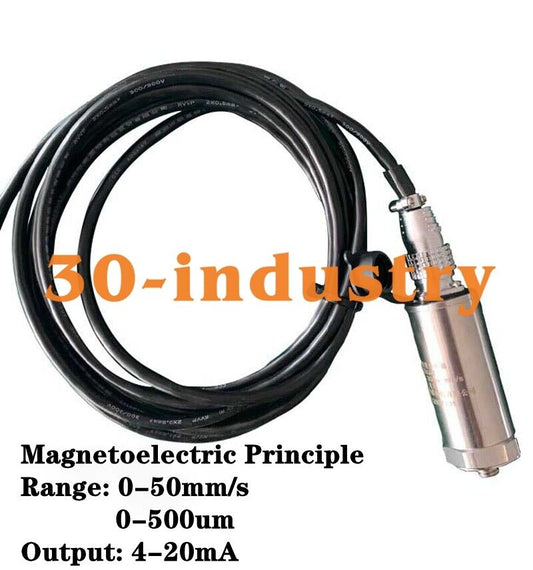 Magnetoelectric Vibration Sensor 4-20mA Transmitter M10x1.0x10 - MAGNETOTECH