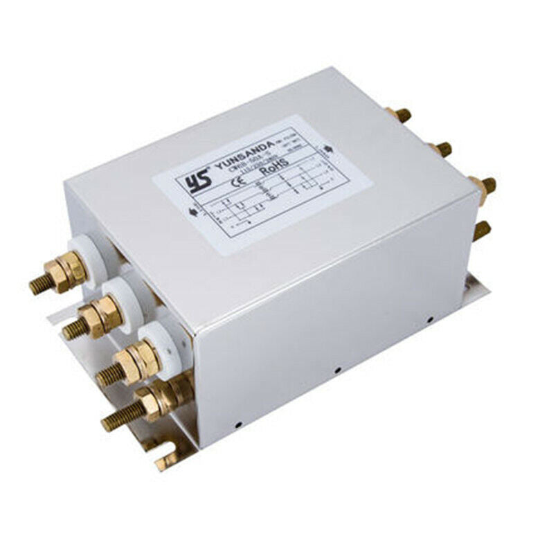 new Three-phase AC Power Filter 380V Inverter EMI High Performance CW6B-50A-S 50A - KOEED