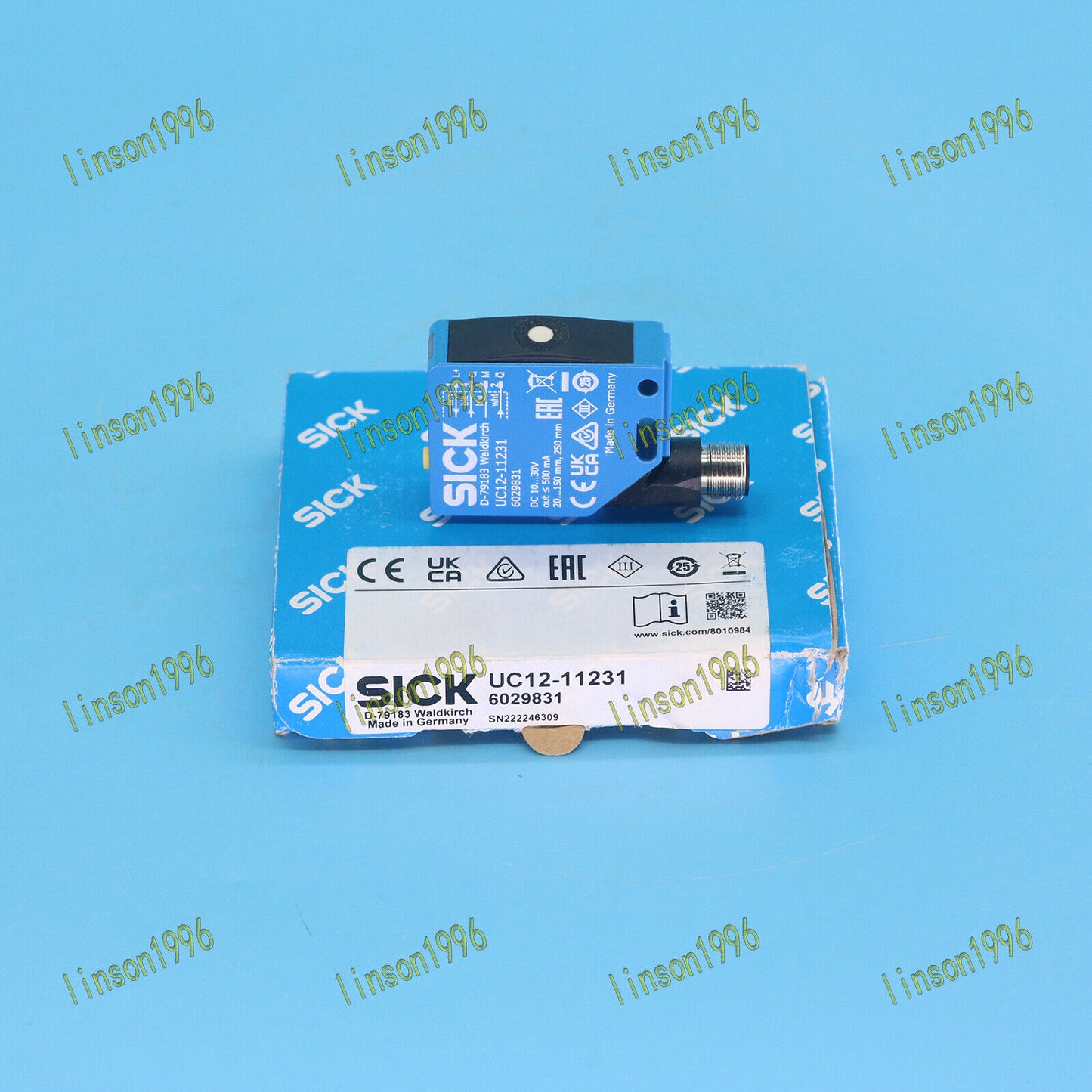 new SICK OPTIC ULTRASONIC SENSOR UC12-11231 ONE Year - SICK