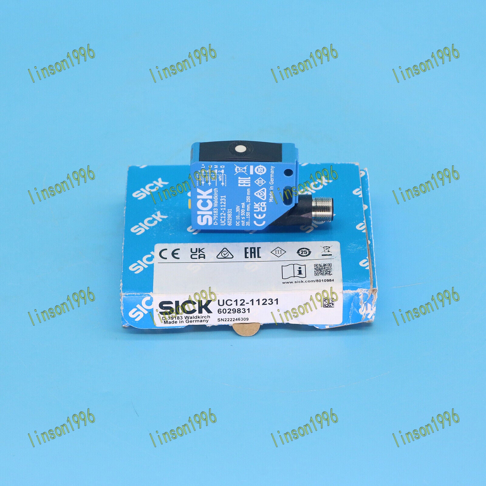 new SICK OPTIC ULTRASONIC SENSOR UC12-11231 ONE Year - SICK