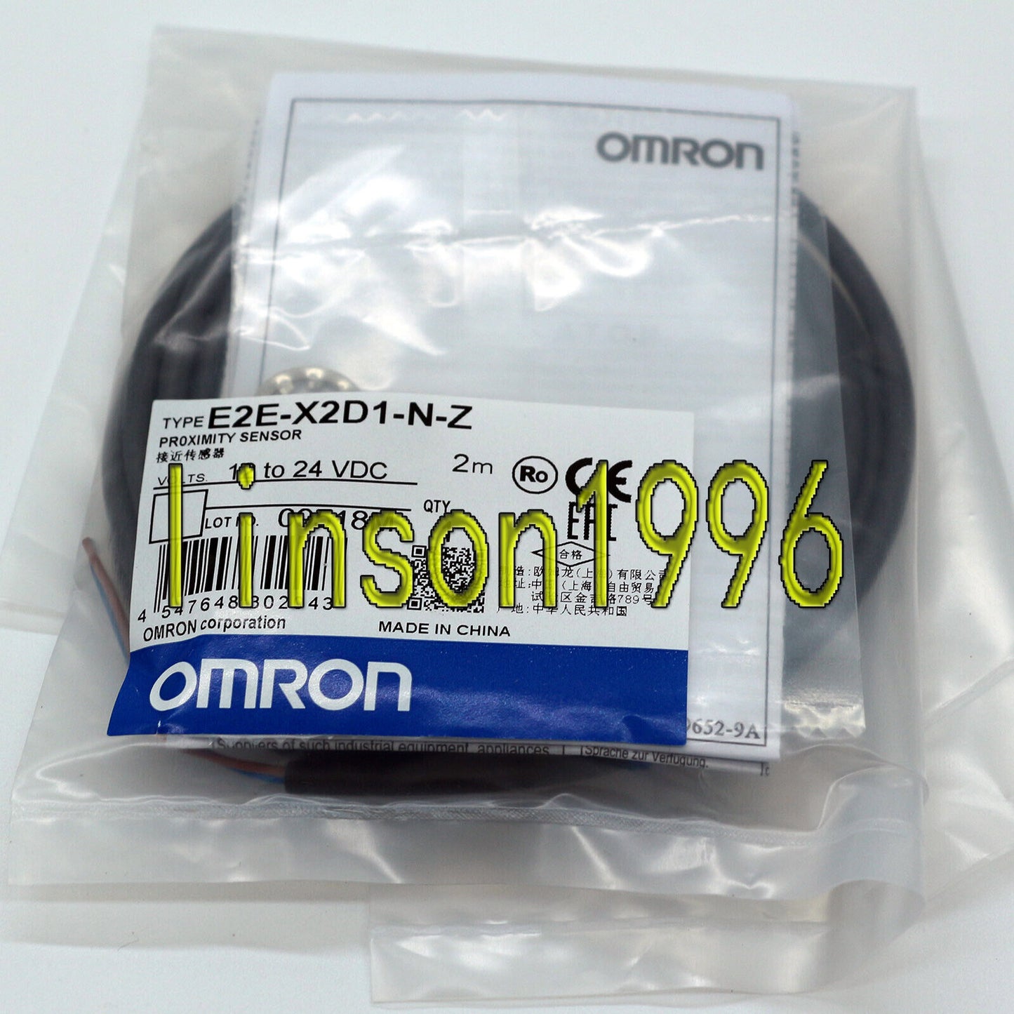 Omron Proximity Switch E2E-X2D1-N-Z 12-24VDC - OMRON