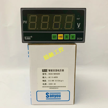 1PCS sanyou DS3A-NAV600 Intelligent AC Voltmeter