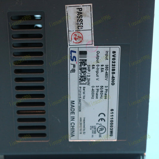 Used LG/LS Inverter SV022iS5-4N0 380V 2.2KW Inverter - LG/LS