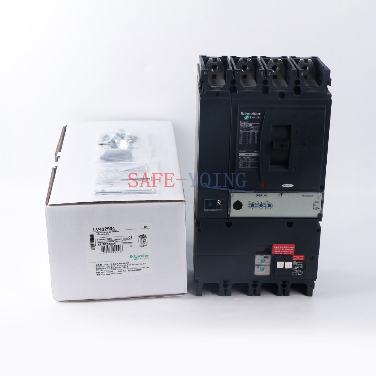 new One NSX630N MIC 630A 4P Molded Case Circuit Breaker LV432934 - ONE