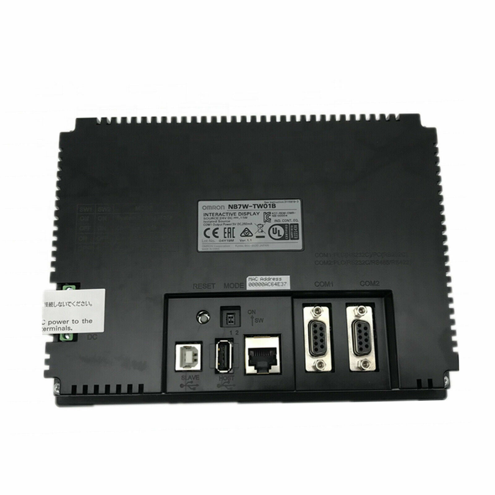 Omron Automation Compact NB7W-TW01B programmable logic controller - OMRON AUTOMATION