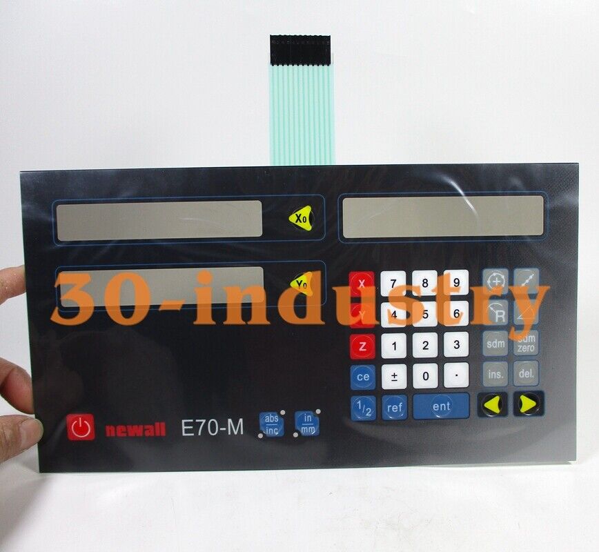Membrane Keypad E70-M for Newall DP8 2-Axis Digital Display - NEWALL