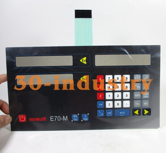 Membrane Keypad E70-M for Newall DP8 2-Axis Digital Display - NEWALL