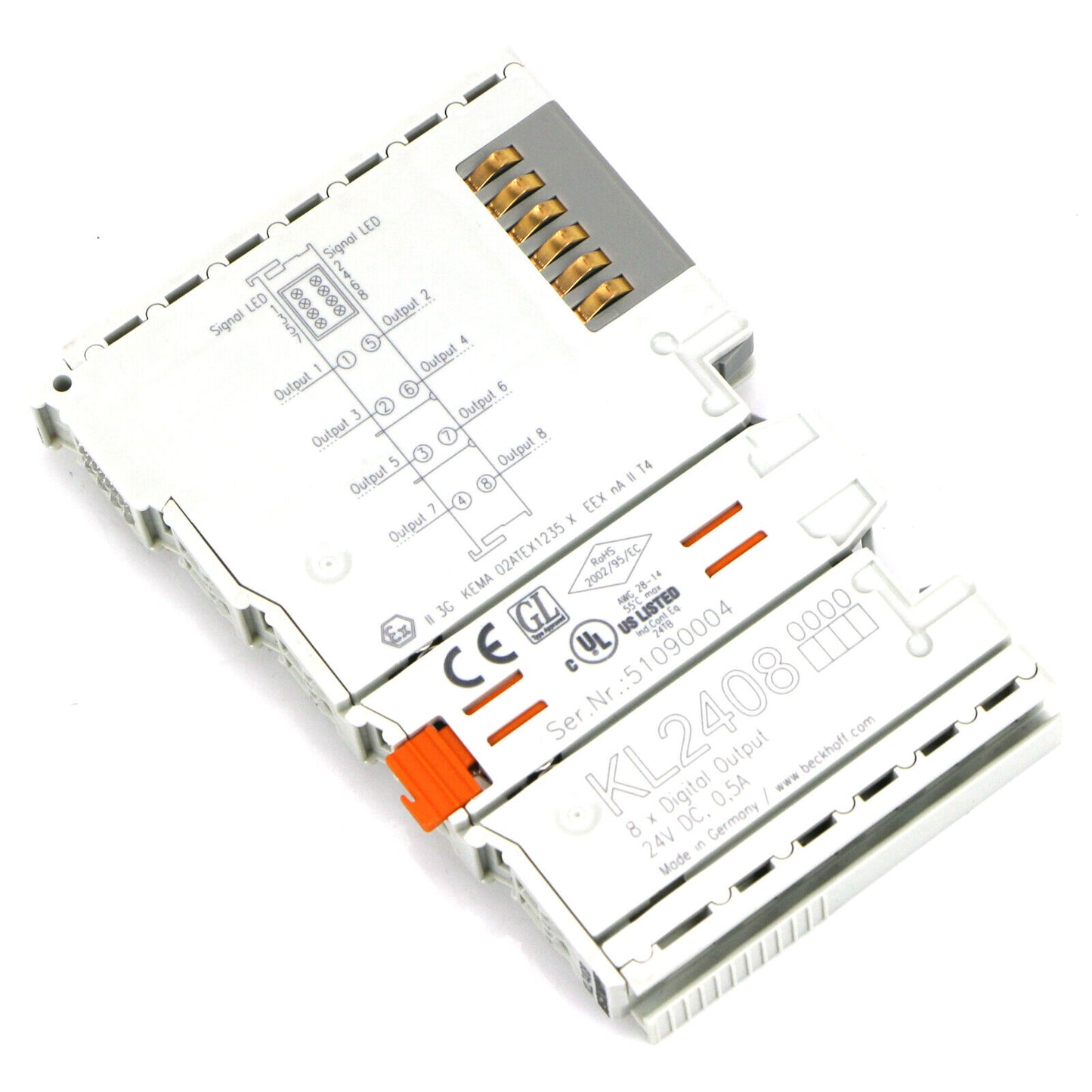 BECKHOFF KL2408 8-Channel Digital Terminal 24V US Stock - BECKHOFF
