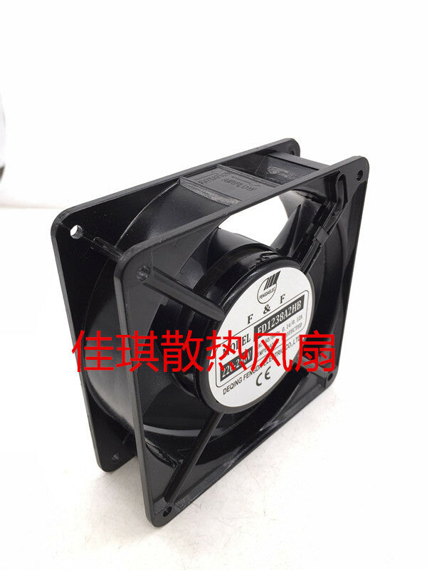 1PCS FD1238A2HB 220V 12CM 12038 0.14A ball cooling fan