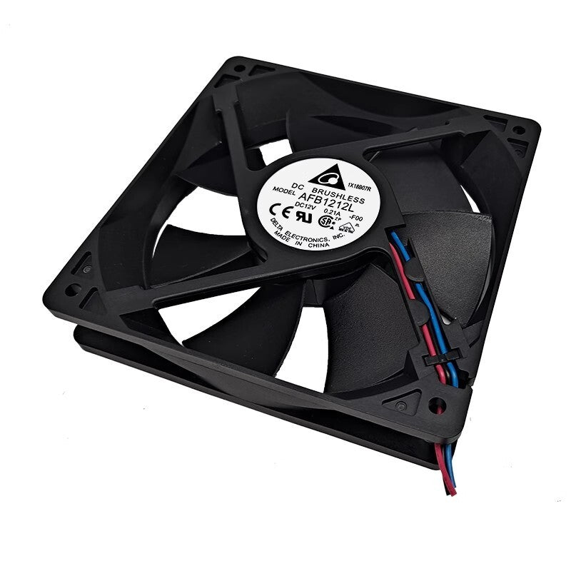 Delta AFB1212L-F00 1900RPM DC12V 0.21A 12025 3-Wire Cooling Fan
