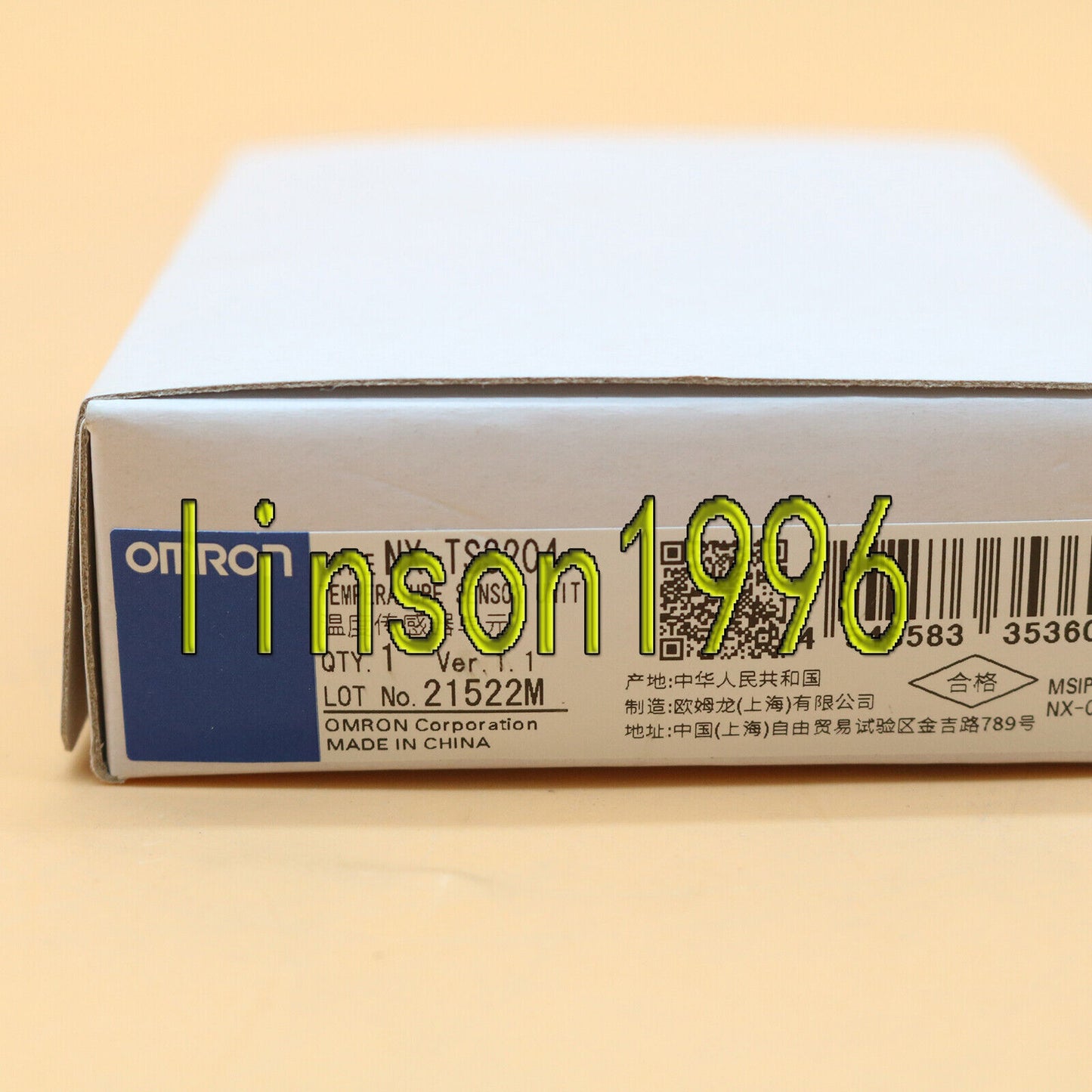 OMRON NX-TS3204 Temperature Sensor Unit in a Box - OMRON