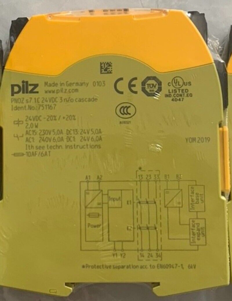 new 1pc Pilz Safety Relay 751167 Module - PILZ