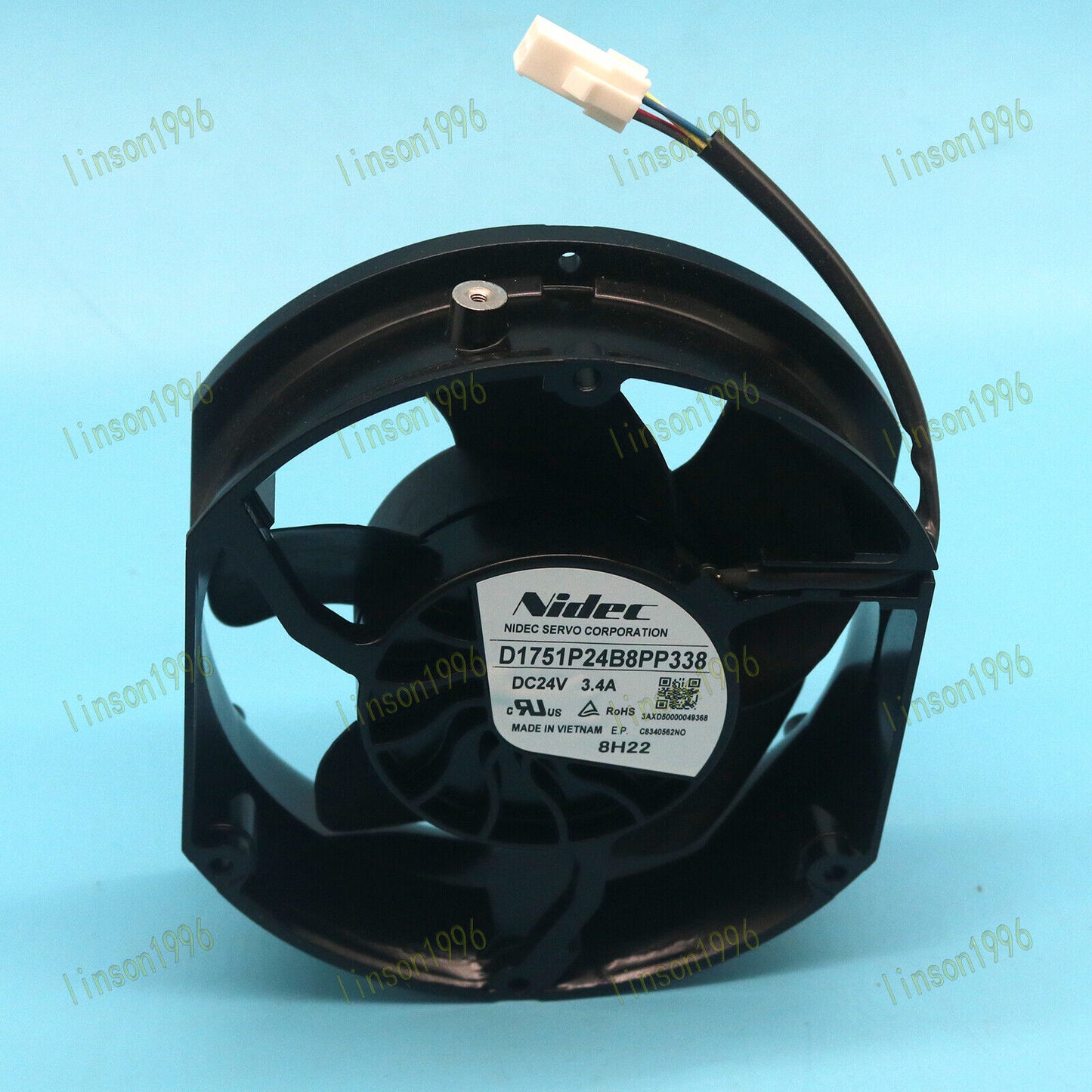 Nidec D1751P24B8PP338 DC24V 3.4A Inverter Fan Special - NIDEC
