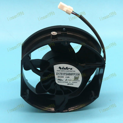 Nidec D1751P24B8PP338 DC24V 3.4A Inverter Fan Special - NIDEC