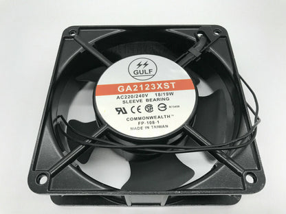 1pcs  GULF GA2123XST AC 220/240V 18/19W 12038 12cm 2-wire welding machine fan