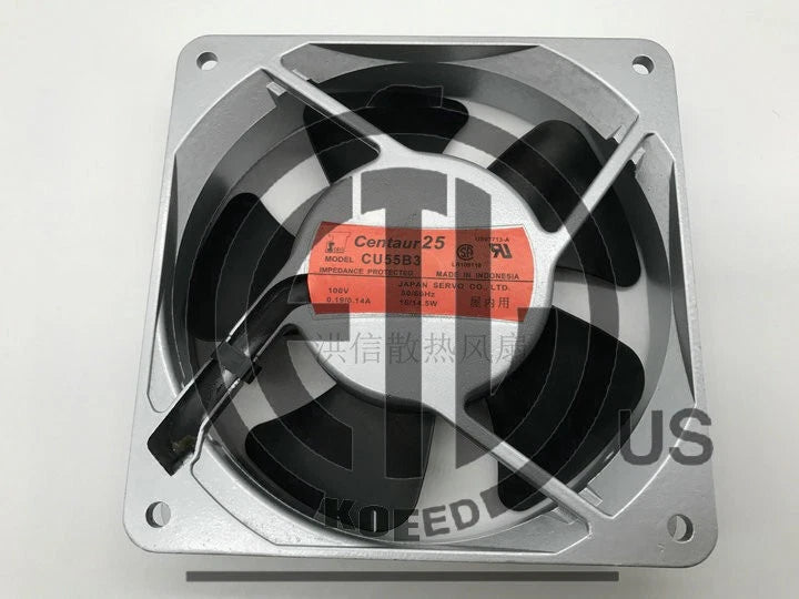1PC SERVO CU55B3 CENTAUR25 Cooling Fan 100V 0.19/0.14A 16/14.5W 12025