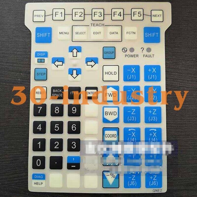 Fanuc A05B-2255-C101#EGN GNE2 Membrane Keypad for Teach Pendant - FANUC