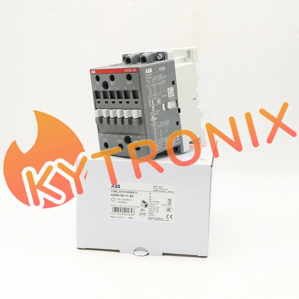 1PCS ABB AX50-30-11-84 Contactor 110V50Hz/110-120V60Hz 1SBL351074R8411