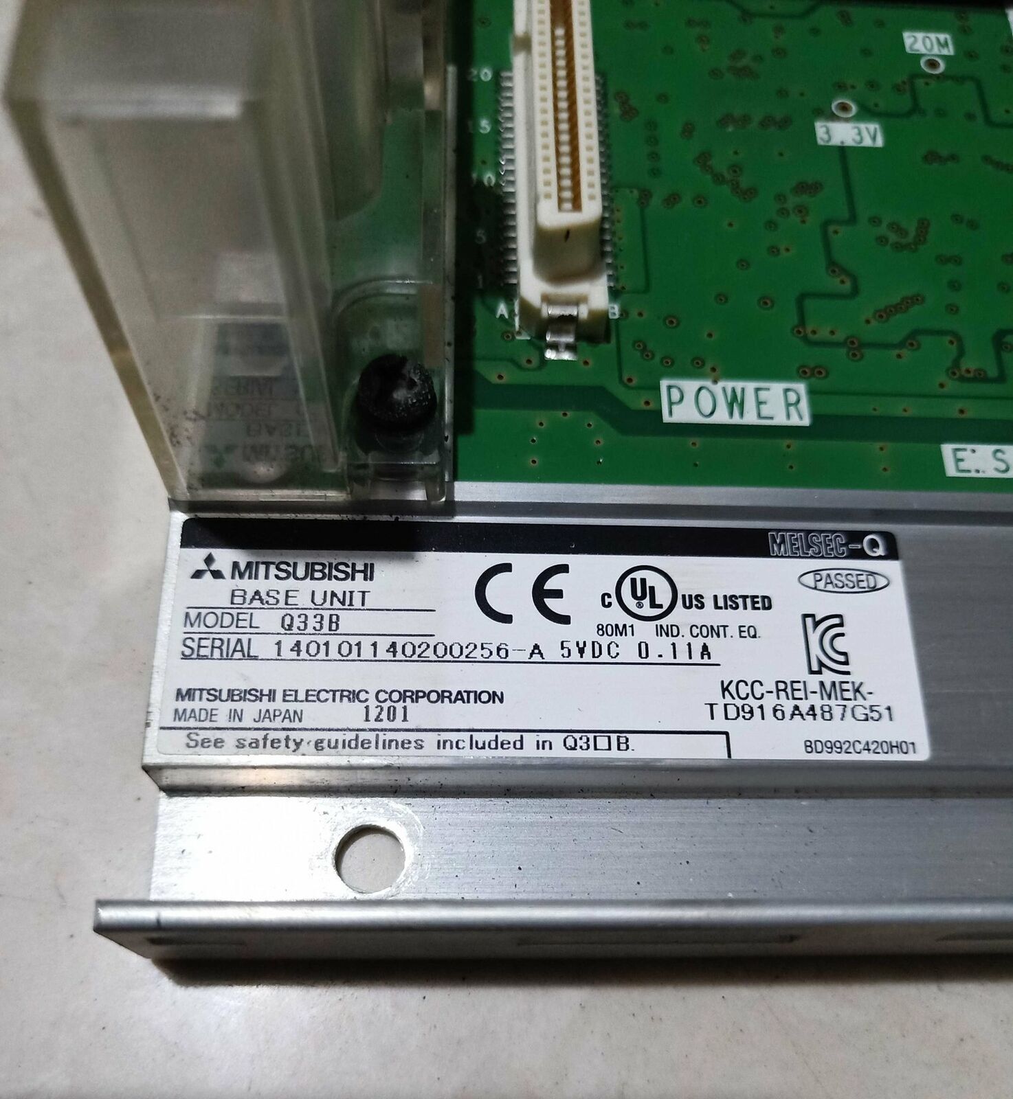 Used Mitsubishi Q Series PLC Q33B - MITSUBISHI