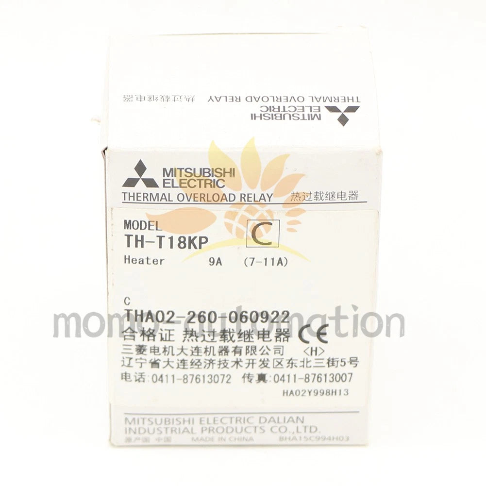 Mitsubishi Thermal Overload Relay TH-T18KP 9A 1PCS